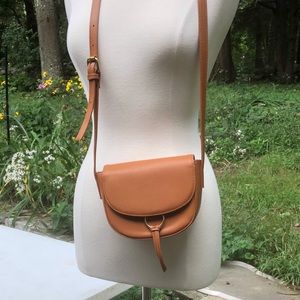 Vegan Leather adjustable crossbody bag